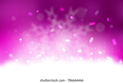 Vector background with xmas snowflakes. Glitter abstract illustration with crystals of ice. New year design for your ad, poster, banner.