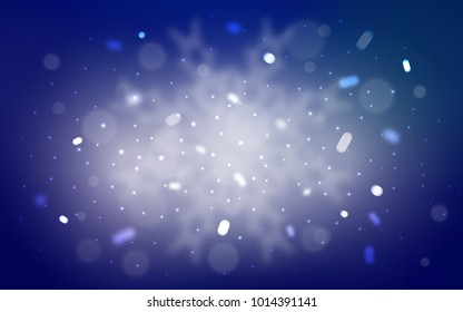Vector background with xmas snowflakes. Modern geometrical abstract illustration with crystals of ice. New year design for your business advert.