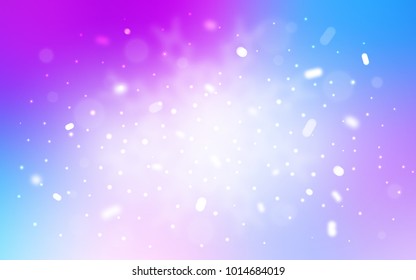 Vector background with xmas snowflakes. Modern geometrical abstract illustration with crystals of ice. The template can be used as a new year background.