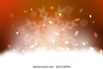 Vector background with xmas snowflakes. Modern geometrical abstract illustration with crystals of ice. New year design for your business advert.