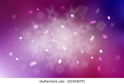 Vector background with xmas snowflakes. Modern geometrical abstract illustration with crystals of ice. The pattern can be used for new year leaflets.