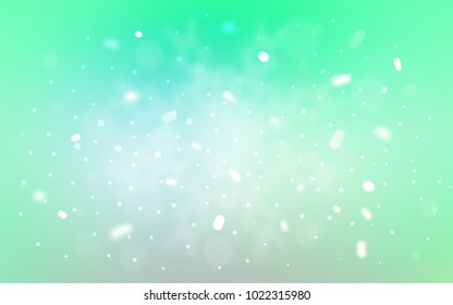 Vector background with xmas snowflakes. Modern geometrical abstract illustration with crystals of ice. The pattern can be used for new year ad, booklets.