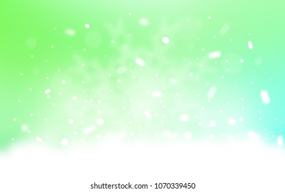 Vector background with xmas snowflakes. Modern geometrical abstract illustration with crystals of ice. The pattern can be used for new year leaflets.