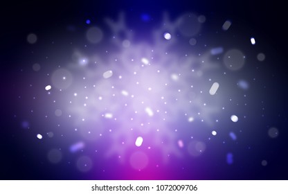 Vector background with xmas snowflakes. Modern geometrical abstract illustration with crystals of ice. New year design for your ad, poster, banner.