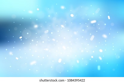 Vector background with xmas snowflakes. Modern geometrical abstract illustration with crystals of ice. New year design for your business advert.
