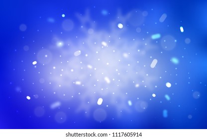 Vector background with xmas snowflakes. Modern geometrical abstract illustration with crystals of ice. The pattern can be used for new year ad, booklets.