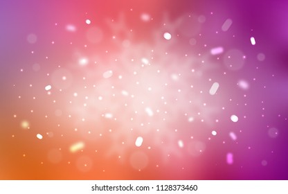 Vector background with xmas snowflakes. Modern geometrical abstract illustration with crystals of ice. New year design for your business advert.