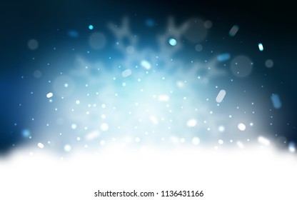 Vector background with xmas snowflakes. Modern geometrical abstract illustration with crystals of ice. The pattern can be used for year new  websites.
