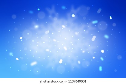 Vector background with xmas snowflakes. Modern geometrical abstract illustration with crystals of ice. The pattern can be used for new year ad, booklets.