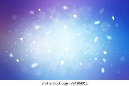Vector background with xmas snowflakes. Modern geometrical abstract illustration with crystals of ice. The pattern can be used for new year leaflets.