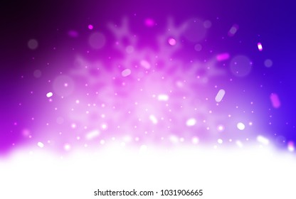 Vector background with xmas snowflakes. Shining colored illustration with snow in christmas style. New year design for your ad, poster, banner.