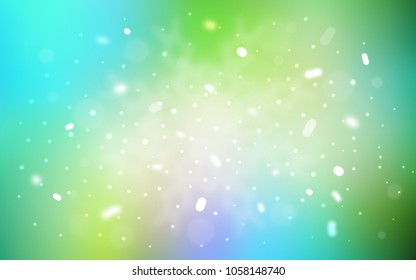 Vector background with xmas snowflakes. Shining colored illustration with snow in christmas style. New year design for your business advert.