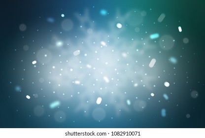 Vector background with xmas snowflakes. Shining colored illustration with snow in christmas style. The template can be used as a new year background.