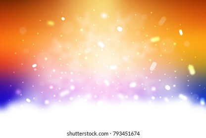 Vector background with xmas snowflakes. Shining colored illustration with snow in christmas style. New year design for your business advert.