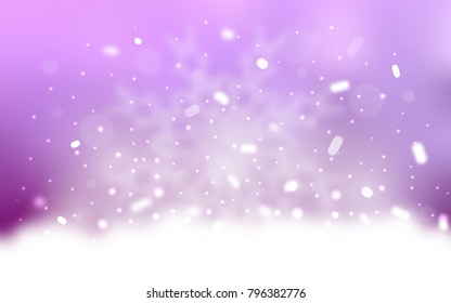 Vector background with xmas snowflakes. Shining colored illustration with snow in christmas style. The pattern can be used for year new  websites.