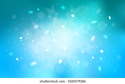 Vector background with xmas snowflakes. Snow on blurred abstract background with gradient. The pattern can be used for year new  websites.