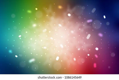 Vector background with xmas snowflakes. Snow on blurred abstract background with gradient. The pattern can be used for year new  websites.