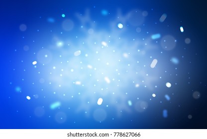 Vector background with xmas snowflakes. Snow on blurred abstract background with gradient. The pattern can be used for new year ad, booklets.