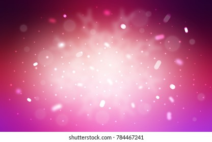 Vector background with xmas snowflakes. Snow on blurred abstract background with gradient. The pattern can be used for new year leaflets.