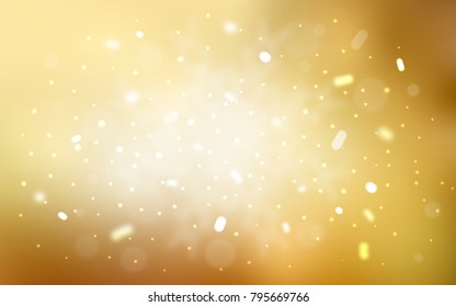 Vector background with xmas snowflakes. Snow on blurred abstract background with gradient. The pattern can be used for new year leaflets.