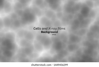 Vector background, X-ray film concept and cell

