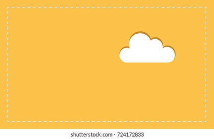 Vector background with yellow the sky for card. 