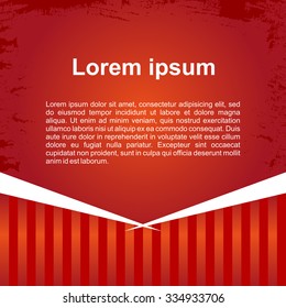 Vector background for your design in red. EPS 10 vector illustration.