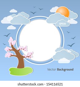 Vector background for your own design