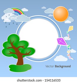 Vector background for your own design