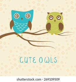 Vectores con un par de lechones en la rama del árbol. Ilustración vectorial personalizada para el diseño de tarjetas de felicitación, invitaciones o fondos de pantalla.