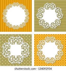 vector backgrounds with napkins