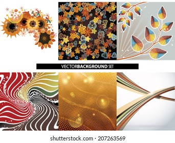 Vector Backgrounds set