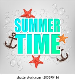 Vector Background.Summer Time