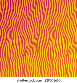 A vector background(texture, pattern) shaped red and yellow fire, heat, wave, water.