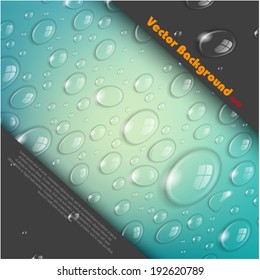 Vector Background.water, drops, splashes