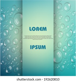 Vector Background.water, drops, splashes