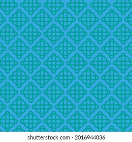 Bildkreis und Rundungsmuster, Vektorfarbe blau