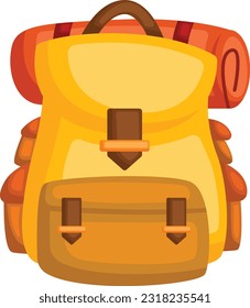 a vector of a backpack