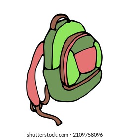vector backpack for logo design or artwork