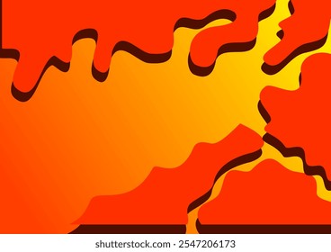 plano de fundo vetorial da ilustração de onda abstrata