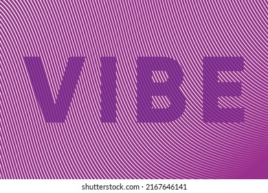 Vector backround with stripe surface and text. Wavy and vibrant lines. Striped texture with liquid shapes. Luxury flickering template.