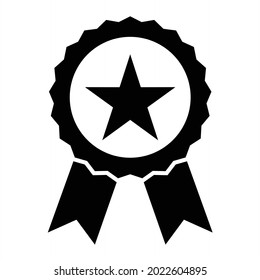 Vector Badge Glyph Icon Design
