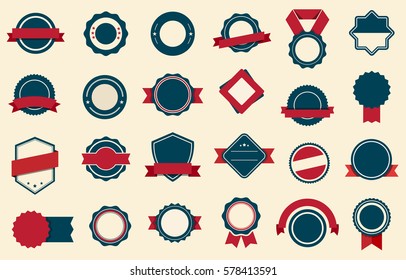 Vector Badge, Labels and Ribbons