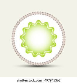 Vector badge , rosette, icon