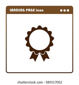 Vector badge , rosette, icon