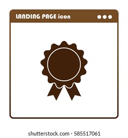 Vector badge , rosette, icon