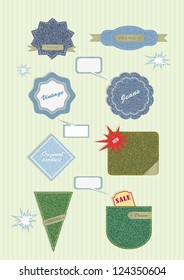 vector badges and labels
