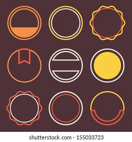 Vector Badges Stamps Templates