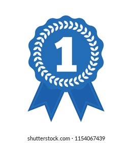 Vector badges template isolated on white background. Award Badge icons in flat style. Certified Medals.