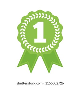 Vector badges template isolated on white background. Award Badge icons in flat style. Certified Medals.